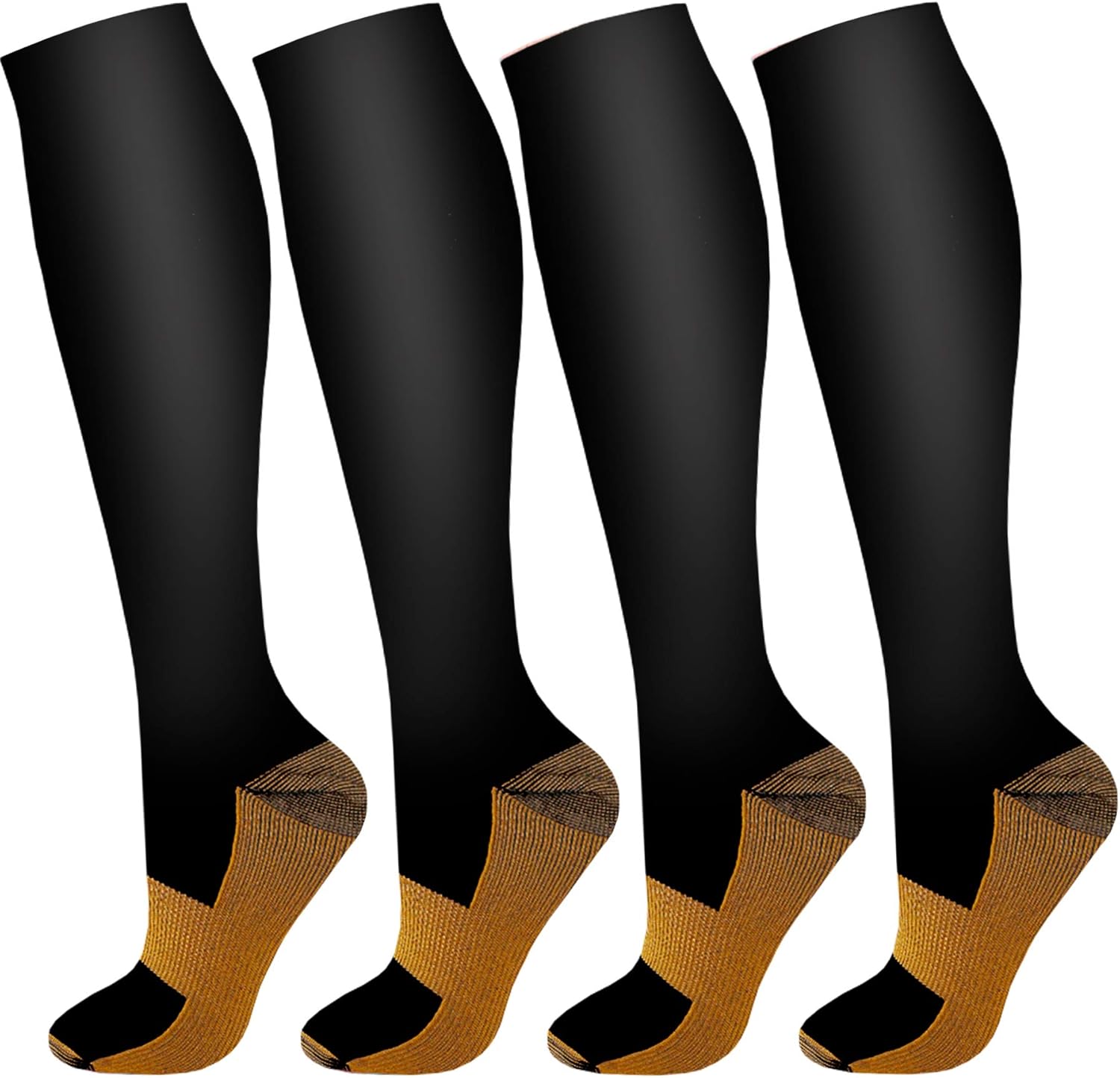 Copper Compression Socks Women & Men 20-30mmgh - Best for Medical, Circulation,Running,Sports,Flight Travel, Pregnancy: Clothing