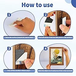 Monsensiy 60pcs 3mm Double Sided Adhesive