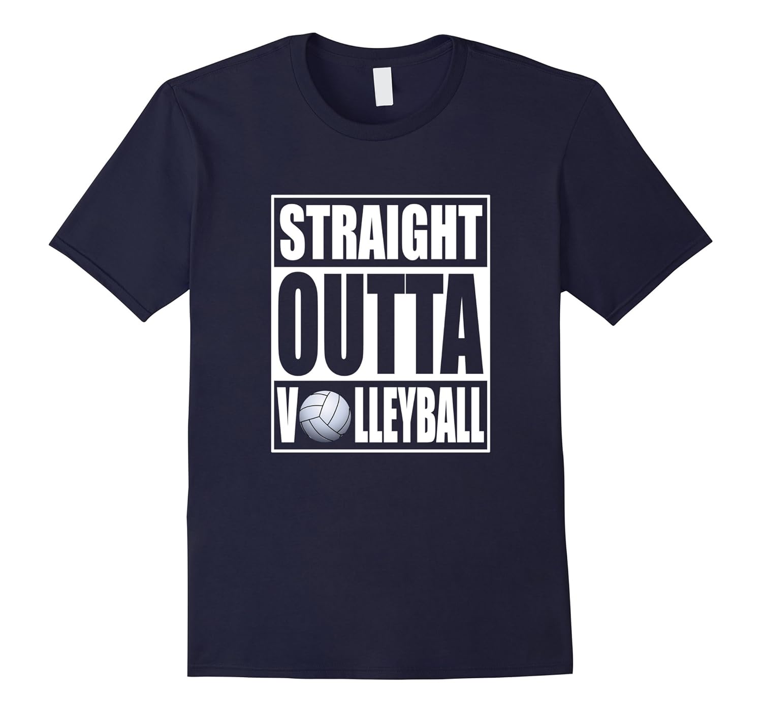 Straight Outta Volleyball T-shirt-ANZ