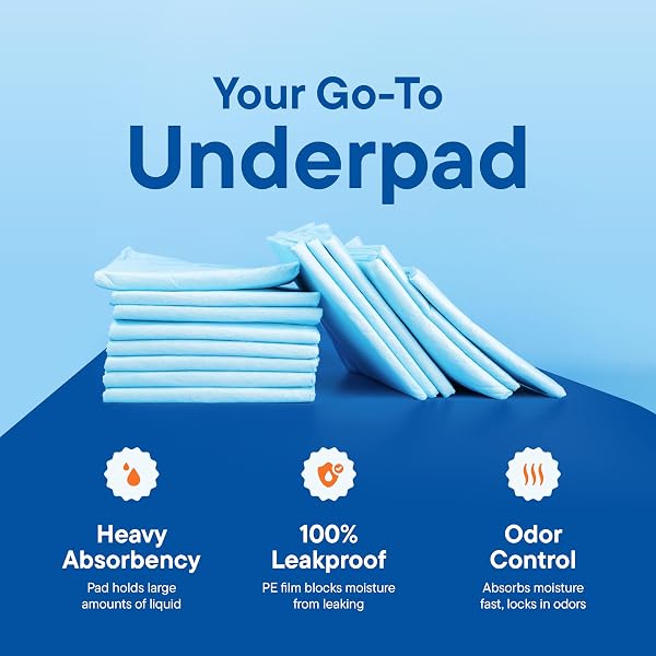 CHUCKS PADS DISPOSABLE [100-PACK] ADULT INCONTINENCE UNDERPADS 23″X 36″ LARGE ABSORBENT FLUFF PROTECTIVE BED PADS, TODDLER MATTRESS PADS – PEE PADS FOR PETS, KIDS & ADULTS – DOG & PUPPY TRAINING PADS