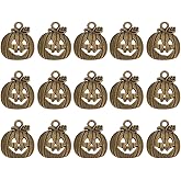 Gadpiparty DIY Pumpkin Pendants for Jewelry Making Cute Charms for Necklaces Bracelets Crafts Quality Halloween