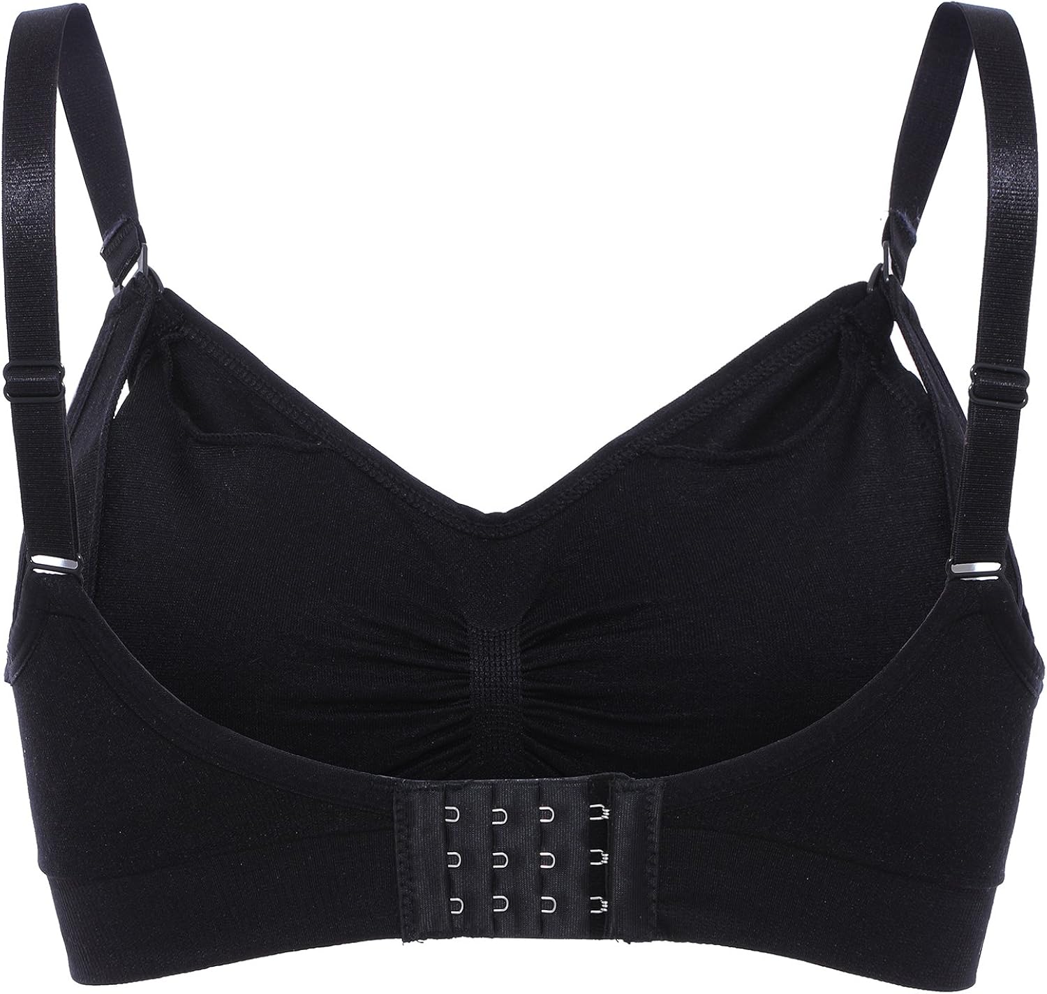 Junlan Womens Plus Size Maternity Nursing Bra Sleep Padded Wireless for Breastfeeding with Adjustable Straps at  Women’s Clothing store