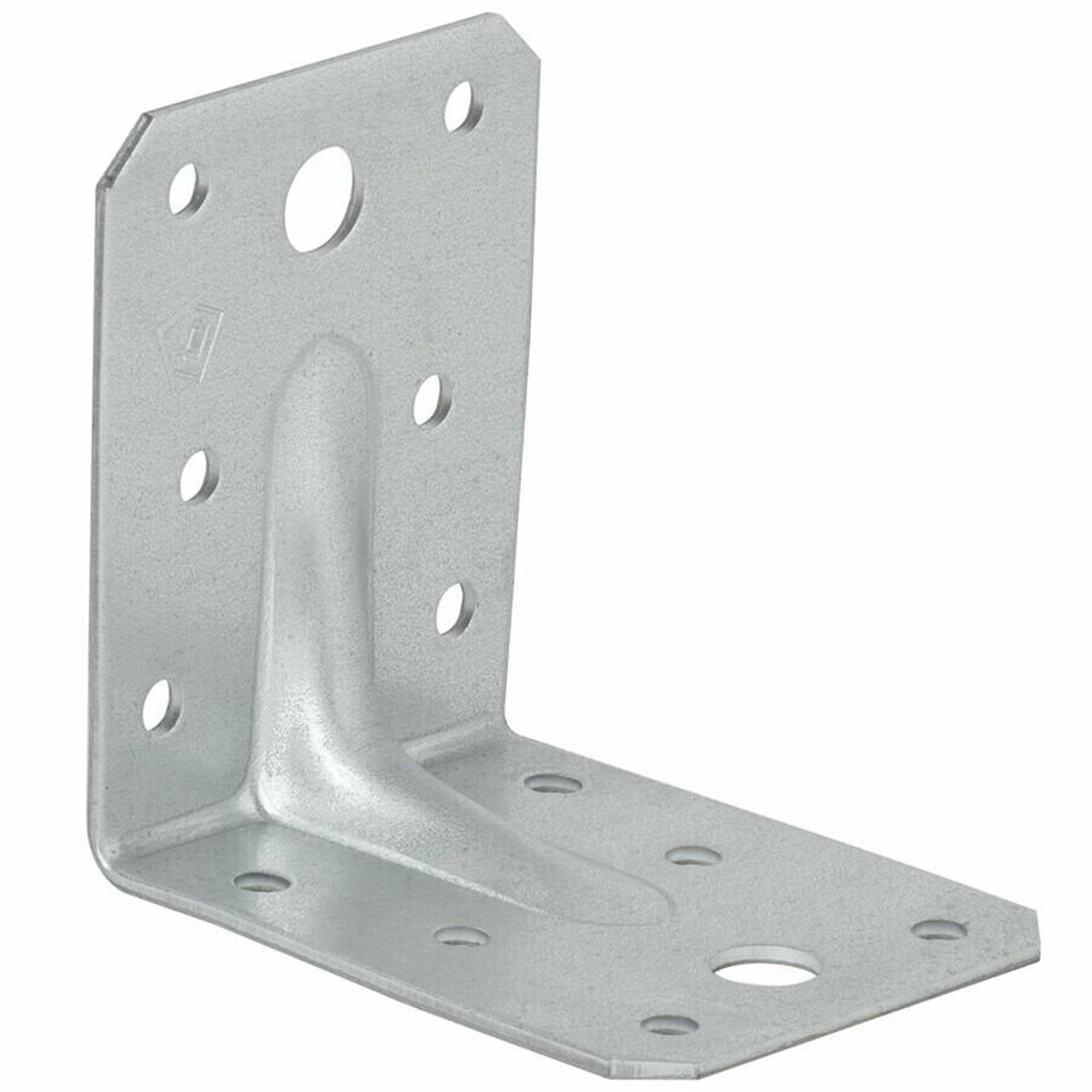 Angle Bracket Heavy Duty 2.5mm Galvanised Steel Metal Corner Braces for Joining, Bracing, and Reinforcing Pack of: 20 Size: 70x70x55x2.5mm