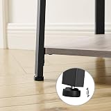 VASAGLE LCR080B02 Coat Rack with 3 Tier Shelf Industrial Greige Black view 5
