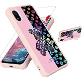 for Cloud Stratus C8 Case Compatible for Cloud Mobile Stratus C8 Phone Case Cover [with Tempered Glass Screen Protector][Hard PC + Soft Silicone][Ring Support] [Colorful Reflect Light] IMDF-JXX