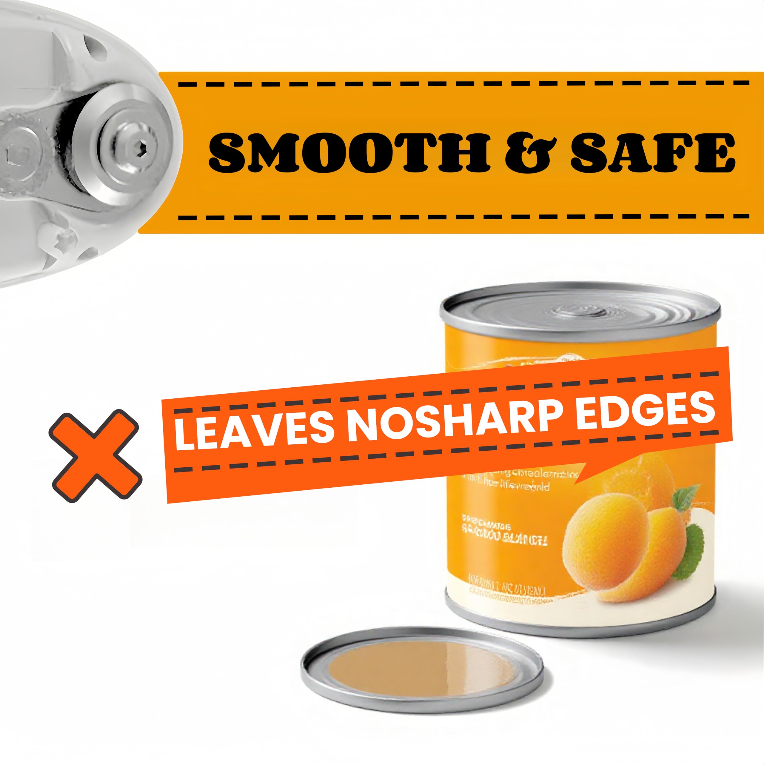 Cooks Professional Electric Can Opener,Automatic Can Openers for Seniors, Arthritic Patients A Great Kitchen Gadget,Hands Free Operation Can Openers,One Touch Design (Black)