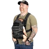 Tactical Baby Gear Tactical Baby Carrier for Dads - Black Camo | Ergonomic, hip-healthy carrier for infants and toddlers from 8-33 lb, designed for comfortable hands-free carry.
