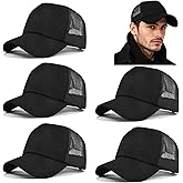 2-6 Packs Vintage Washed Plain Baseball Cap Distressed Dad Golf Hat for Men Women