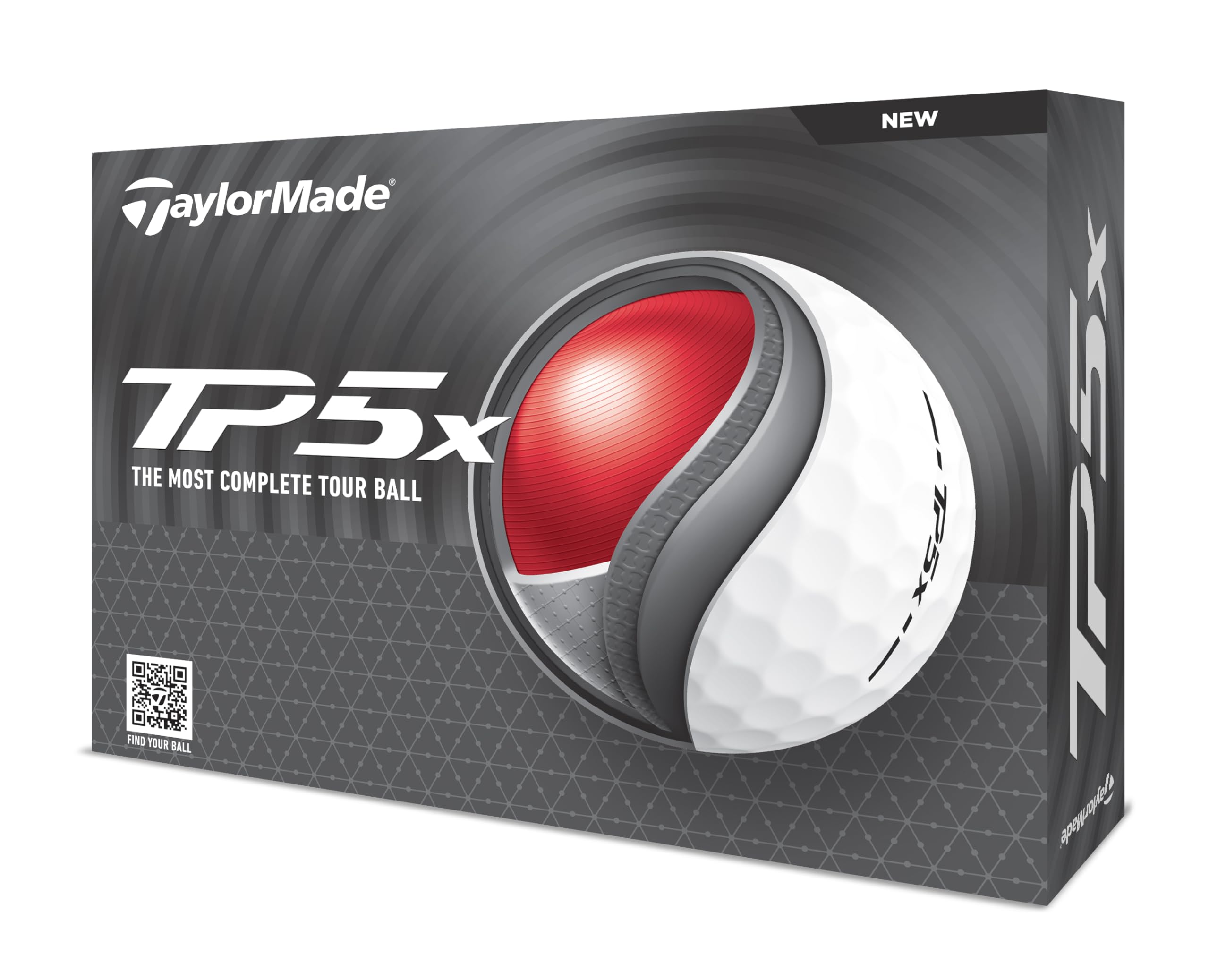TaylorMade TM24 TP5x Golf Balls 12 Ball Pack White
