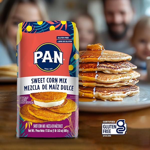 P.A.N. SWEET CORN MIX – GLUTEN FREE MIXTURE FOR CACHAPAS (1.1 LB/PACK OF 1)