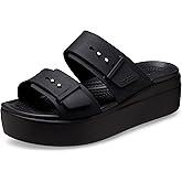 Crocs Women's Brooklyn Buckle Low Wedges