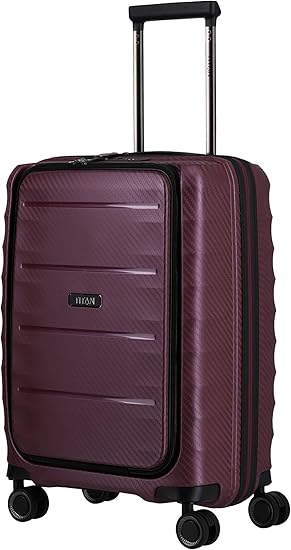 cabin suitcase with front pocket