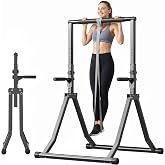 YICHIJIAN Foldable Pull Up Bar Station 58.3''-76.8'' Power Tower