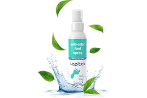 Lapitak Shoe Deodorizer & Shoe Spray For Smelly Shoes & Shoe Protector Sprey, Foot Odor Eliminator, Talco Para Los Pies Mal Olor Y Sudor Tee Tree Oil