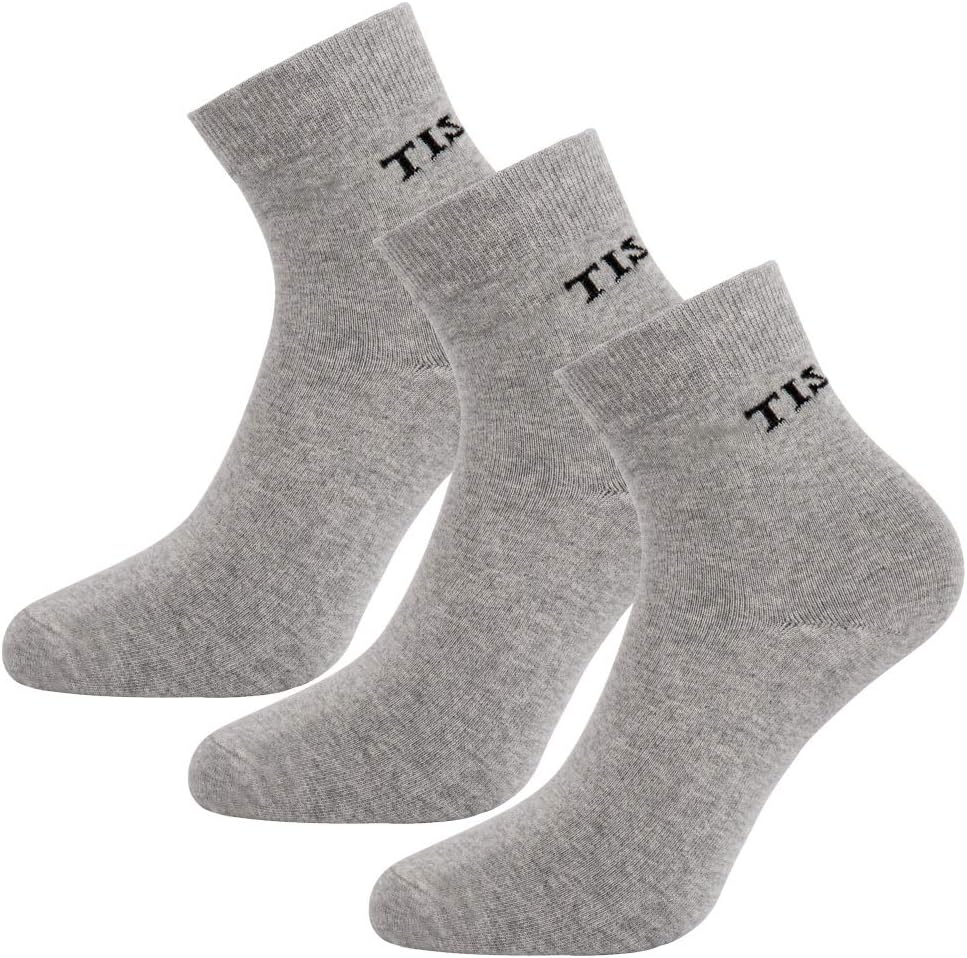 Tisoks Men's and Women's Anti Odor Anti Stink Deodorant Quarter Crew Sports Socks for Athletes Foot