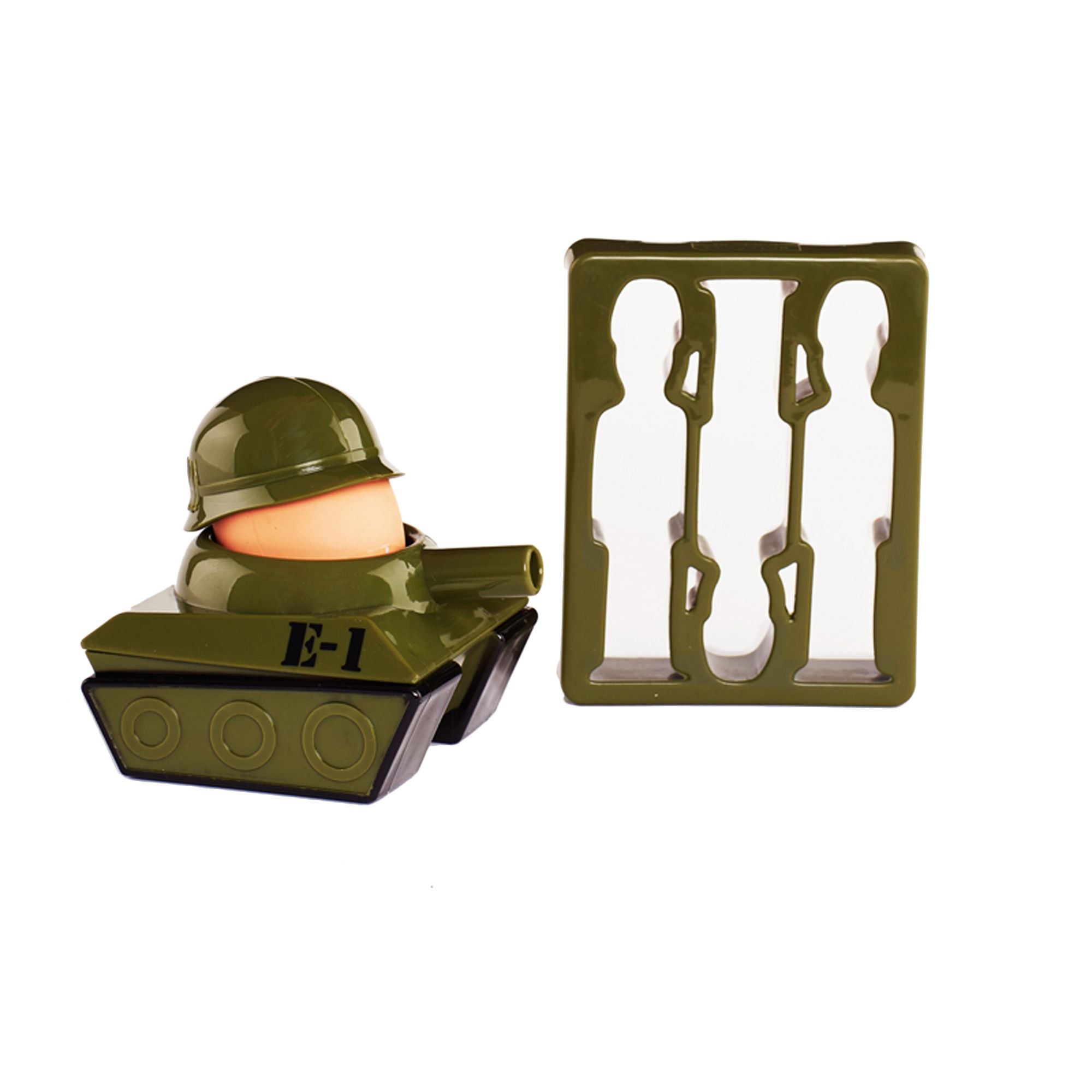 Paladone Products Splode Tank Egg Cup and Toast Cutter, Multi-Colour, 12.2 x 9.5 x 8.5 cm, PP3644
