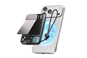 SHARGE ICEMAG 3 MagSafe Power Bank, Qi2 25W Magnetic Portable Charger 10000mAh 35W USB C Fast Charging, with Active Cooling& 