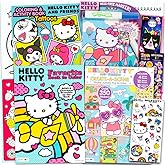 Hello Kitty Coloring and Activity Books Super Set ~ 4 Hello Kitty Books, Stickers, and Beach Kids Door Hanger