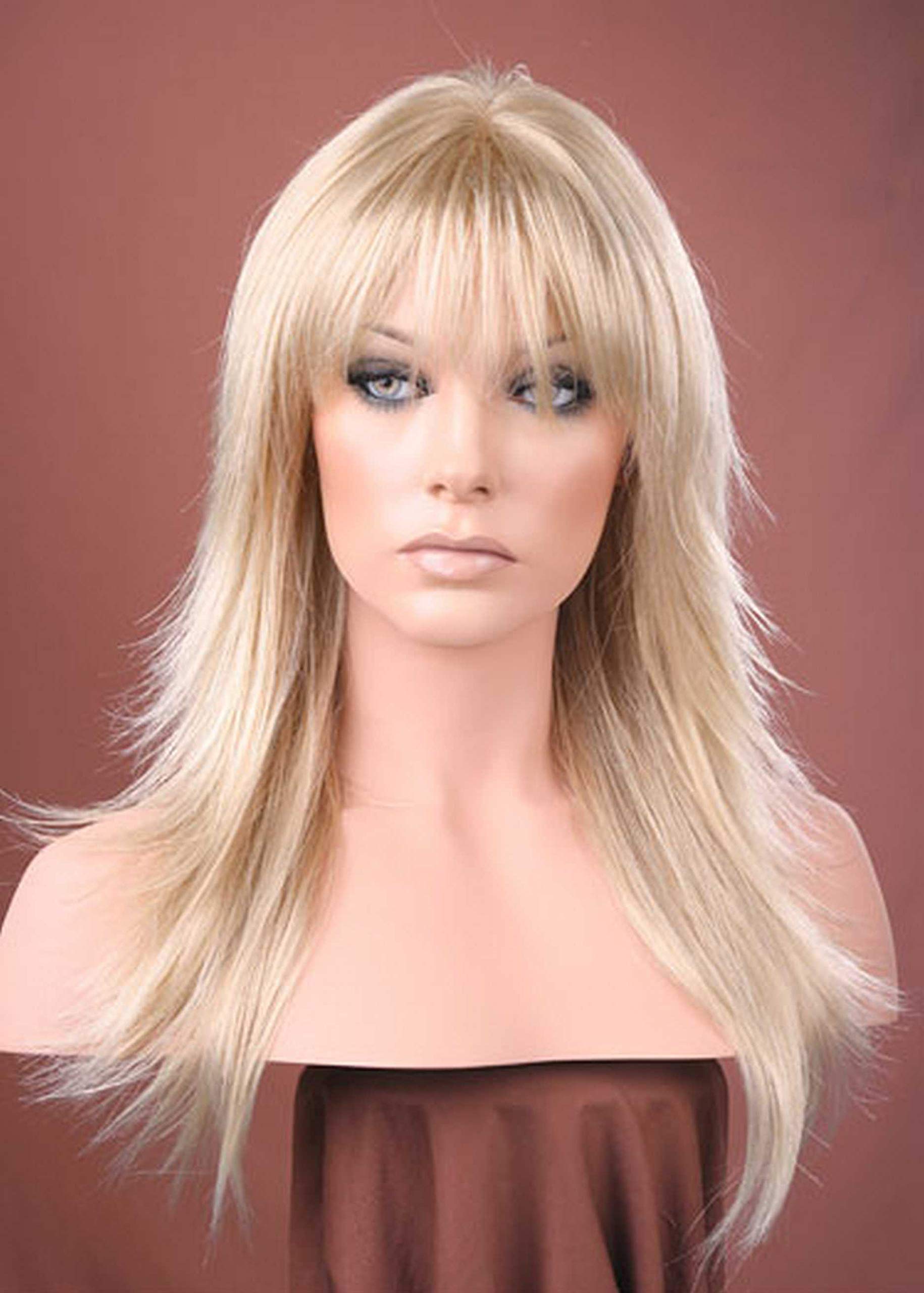 Forever Young Ladies Ash Blonde Long Flicked Layers Wig