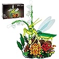 YEECHAO Flowers & Mantis Insect Collection Building Set, Insects and Rose Plants for Nature Decor, Compatible with Lego Animals, Ideas Gift Bug Building Toy for Adults Boys Girls (753 PCS)