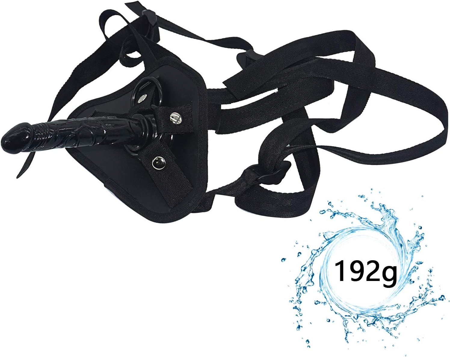 Small Size Stráp on for Coúples with Suction Base Beginner Trainer Set (Black)