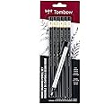 Tombow Mono Professional Drawing Pencil Set, 6 Pencils and Mono Zero Eraser, 2H, HB/B/2B/4B/6B Degrees (61002)