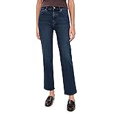 AG Adriano Goldschmied Womens Brinley Mid Rise Straight