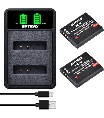 Amazon.com : BM Premium DB-110 Battery for Ricoh GR III, GR IIIx