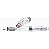 TWSBI Diamond 580ALR Nickel Gray Fountain Pen Nib F