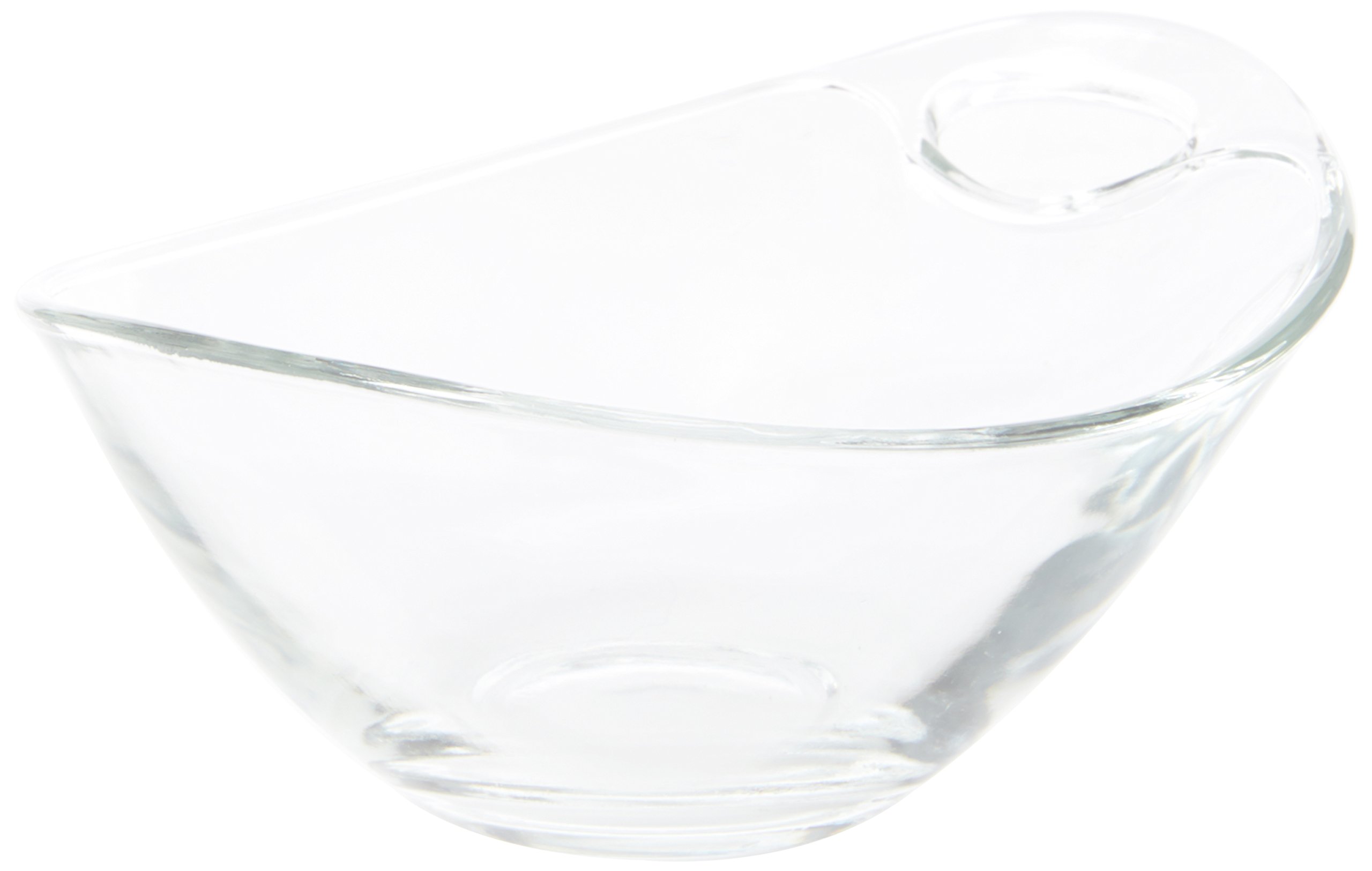 Genware V14065120 Handled Glass Bowl, 10 cm Diameter, Pack of 6