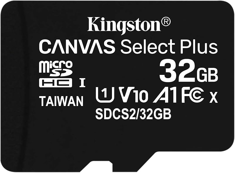 Kingston Canvas Select Plus 32GB MicroSD Card Class 10 UHS-I (3 Pack) SD Adapter