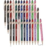 Allfosi Snarky Funny Office Pens,36 Pcs Negative Sarcastic Hilarious Quotes Work Ballpoint Pens with Stylus Tip for Colleague Co-workers Gift Black Ink (Style 1, 36)