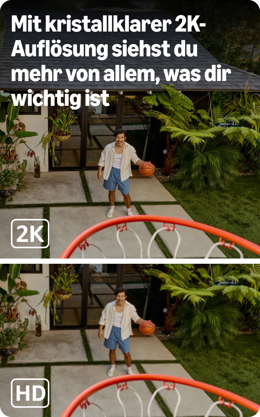 Blink Außenkamera 2K+ (neueste Generation) – Kabellose, intelligente Sicherheitskamera, 2K-Videoauflösung, verbesserte Audioqualität, bis zu zwei Jahre Batterielaufzeit – Zusatzkamera, Schwarz 2