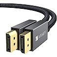 VESA Certified DisplayPort Cable, iVANKY 1.2 DP Cable 6.6ft/2M, [4K@60Hz, 2K@165Hz, 2K@144Hz], Gold-Plated Braided High Speed