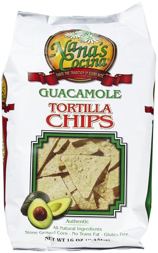 Nana's Guacamole Tortilla Chips, 16 oz