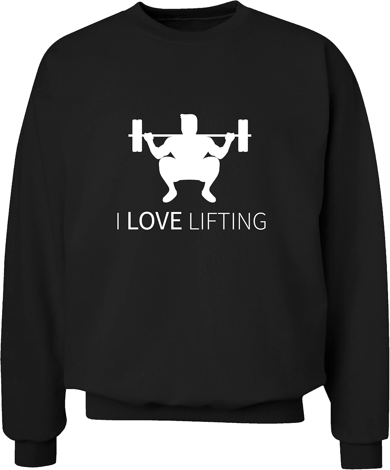 Flox Creative Adults Sweater I Love Lifting Amazon.co.uk Clothing