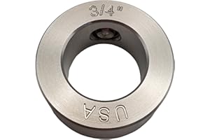 Coastal Shaft Collars - 0.75" Bore Diameter - Set Screw Shaft Collar - 303 Stainless Steel (1 Pack)