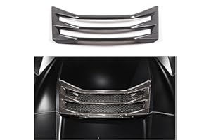 TOYCIDFG Rear Engine Hood Scoop Bonnet Vent Frame Cover Trim For C8 Corvette 2020-2024, Car Exterior Decoration Accessories (Carbon fiber pattern)