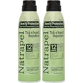 Natrapel Tick &amp; Insect Repellent, 12-Hour Protection, Eco-Spray, 6oz, 2Pk | Long-Lasting, DEET-Free Picaridin Formula Protects the Whole Family from Mosquitoes, Ticks &amp; Chiggers for 12 Hours
