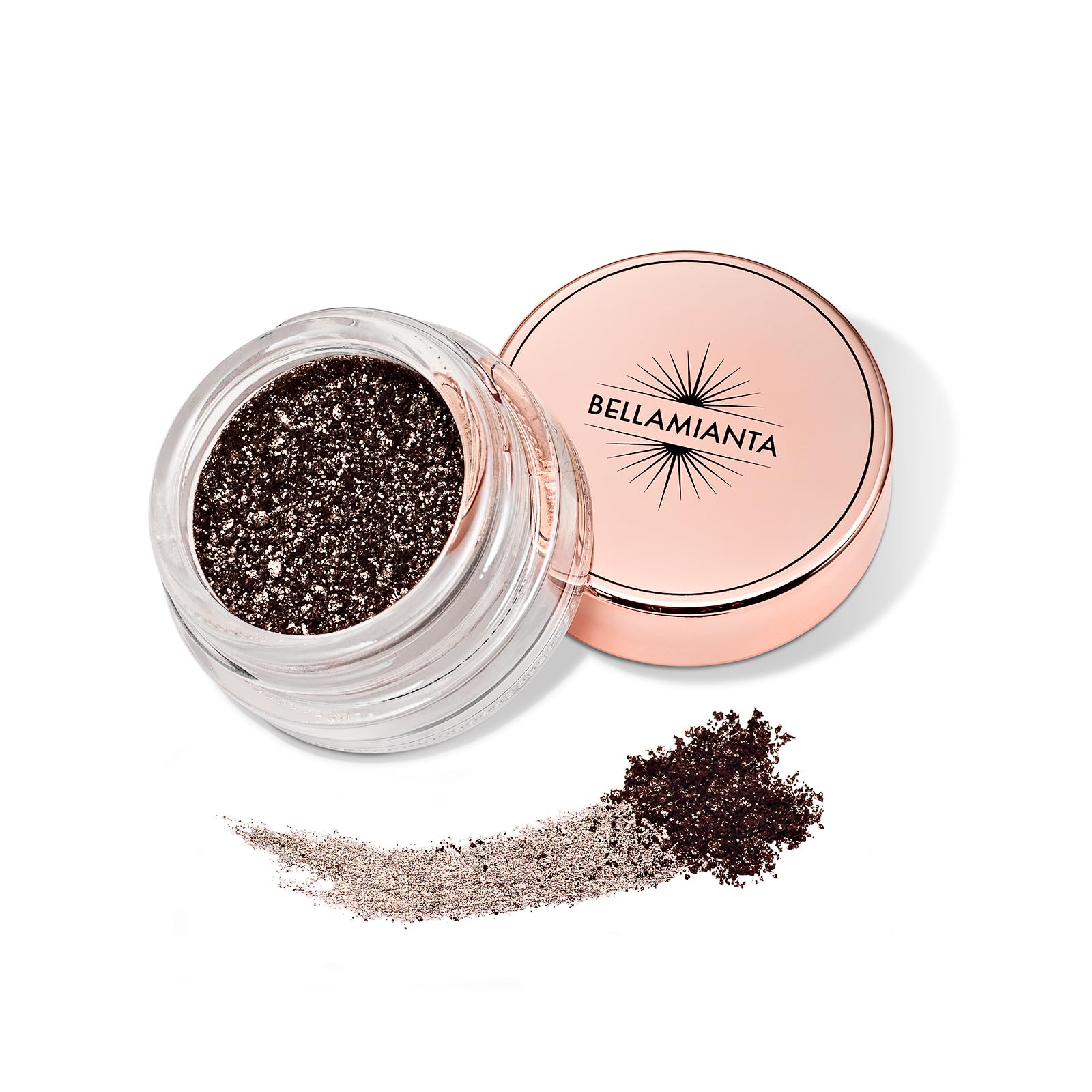 Bellamianta Eyeshadow Pots Magma Fusion, Long Lasting Colour, Eye Shadow Makeup, Buttery, Weightless Finish, Easy Blending, Buildable & Metallic Pigment, Versatile Use With Fingers Or Brush, Mica