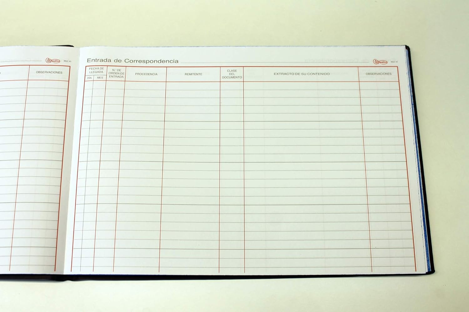 Miquel Rius 8422593050422 - Paper Input Folio Book, red - Image 4