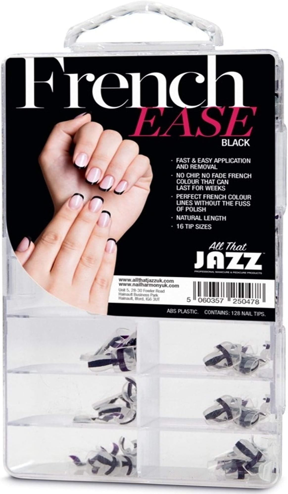 All That Jazz - French Ease False Nails - Black