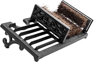 MyGift Heavy Duty Shoe Scraper and Boot Brush, Vintage Cast Iron Shoe Dirt Scrubber Cleaner/Outdoor Boot Mud Brush