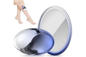 hoyesch Crystal Hair Eraser for Women and Men, Reusable Crystal Hair Remover Painless Exfoliation Epilators Hair Removal for Women, Magic Hair Eraser for Back Arms Legs (Gradient Blue)