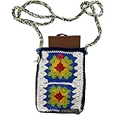 Crochet Phone Bag, Handmade Women's Phone Bag, Cross Strap Cell Phone Bag,Cell Phone Holder, Phone Case, Phone Carrying Case, Gift Phone Bag