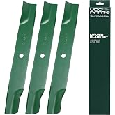 UDC Parts 603995 Hustler Raptor 52 Inch Mower Blades Replacement, 3 Pack | Fits 931899 795526 783753 607772 603848 933077 934794 927236 Mini Z X-ONE Super S Hustler Z 938159 936682, High Lift Mulching