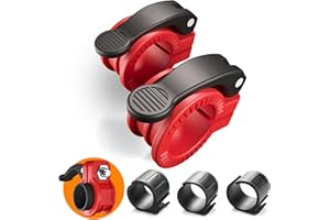 ZY-HUAN Mini Pro Barbell Clips 1 inch I Multi-Size Adjustable Barbell Collar I 1 inch Barbell ClampsIQuick Release Weight Clips Pair of Locking for Dumbbell Bar