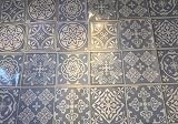Tile Style Decals 72x 15cm Victorian Mosaic Tile Stickers Kitchen Bathroom Peel view 2