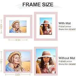 Vittanly 8x10 Picture Frame, Engineered Wood with