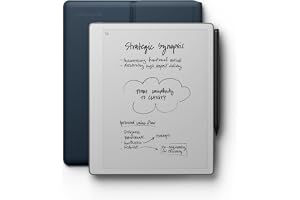 reMarkable Paper Pure with Marker Plus and Ocean Blue Sleeve Folio | 10.3” paper tablet with black and white display, e ink digital notebook for better thinking, writing, and reading